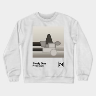 Pretzel Logic / Minimalist Style Graphic Poster Design Crewneck Sweatshirt